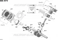 Krukas, zuiger en cilinder