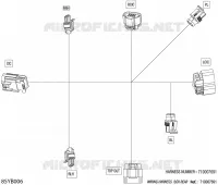 08- ELEKTRISCH HARNAS - REAR BOX WIRING HARNESS - 710007691