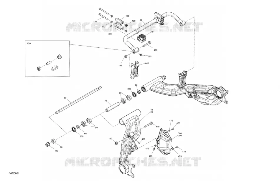 ACHTERWIELOPHANGING COMPONENTS