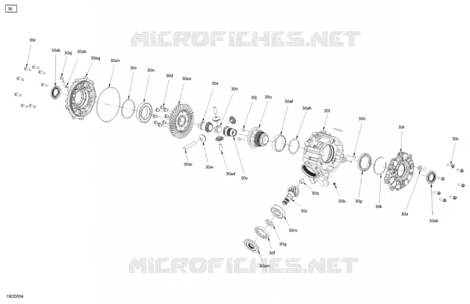 04- DRIVE - FRONT - DIFFERENTIAL PARTS