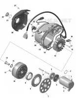 01- ROTAX - MAGNETO AND ELEKTRISCH HARNAS STARTER