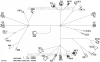 08- ELEKTRISCH HARNAS - CONSOLE WIRING HARNESS - 710008430
