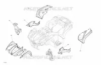 Kit voor spatbord en middenpaneel