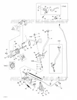 Achter hydraulische rem