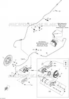 Achter hydraulische rem
