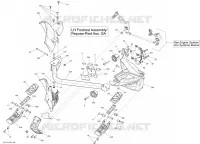 CARROSSERIE ACCESSOIRES linkerhand Voetsteun