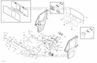 Behuizing Cabine - Achterruit en dashboardgedeelte