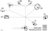 08- ELEKTRISCH HARNAS - WIRING HARNESS BOX REAR - 710006434