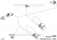08- ELEKTRISCH HARNAS - CONSOLE WIRING HARNESS - 710008434