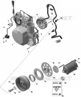 01- ROTAX - MAGNETO AND ELEKTRISCH HARNAS STARTER