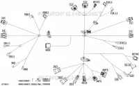 08- ELEKTRISCH HARNAS - CONSOLE WIRING HARNESS - 710008430