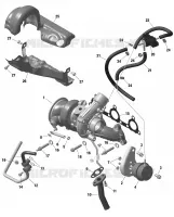Rotax - Turbocompressor - Turbo Achter