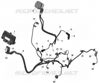 Elektrisch - motorharnas en elektronische module