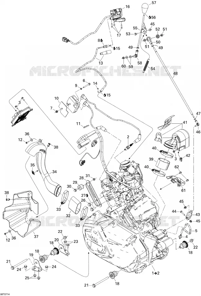 Motor en MOTORSTEUN