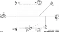 08- ELEKTRISCH HARNAS - REAR BOX WIRING HARNESS - 710009559