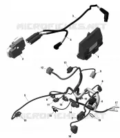 KABELBOOM EN ELEKTRONISCHE MODULE