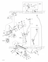 Achter hydraulische rem