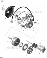 Magneto en elektrische starter