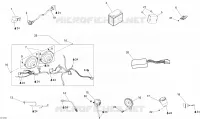 Achterlichten en elektrische componenten