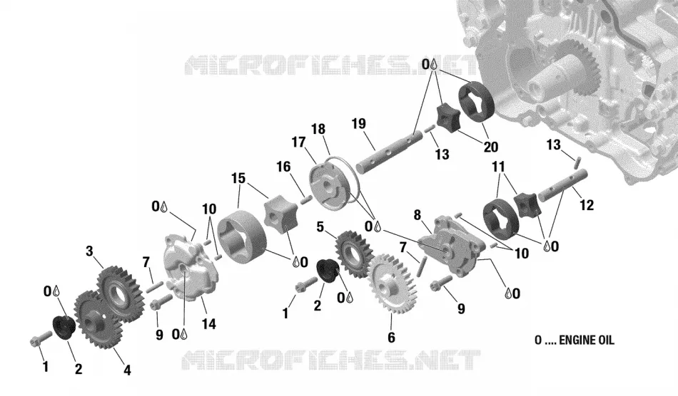 OLIEPOMP / OLIEFILTER - 900 ACE