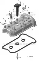 01- ROTAX - COUVERCLE DE SOUPAPES - 900 ACE