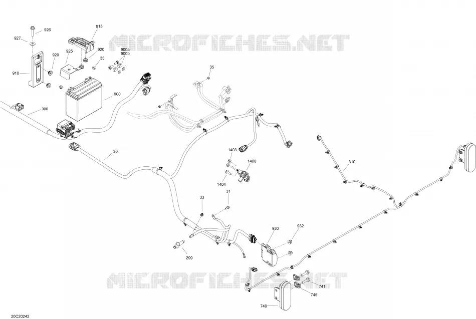 ELEKTRISCH KABELBOOMSYSTEEM - Achtergedeelte