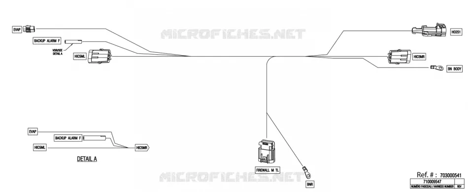 08- ELEKTRISCH HARNAS - JUNCTION WIRING HARNESS - 710009547
