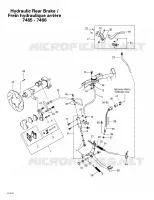 Achter hydraulische rem