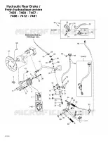 Achter hydraulische rem