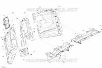 Cabine-interieur  - Brandmuur