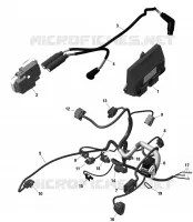 KABELBOOM EN ELEKTRONISCHE MODULE