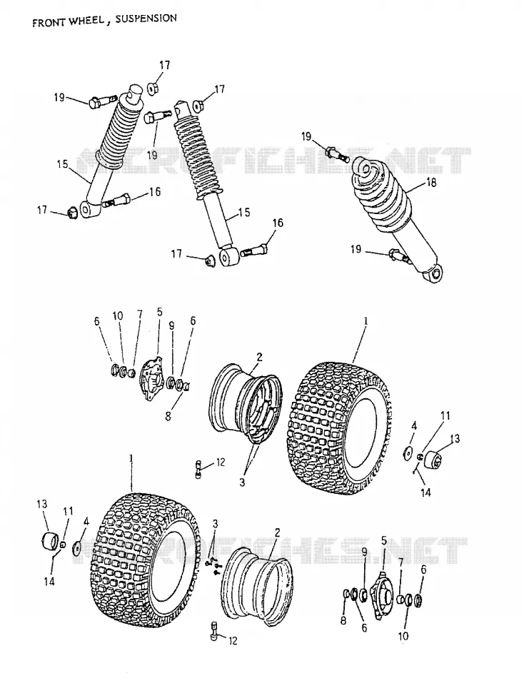 07- ROUE AVANT, SUSPENSION