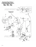 Achter hydraulische rem