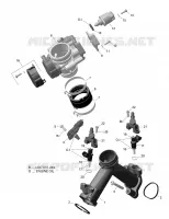 Inlaatspruitstuk en gasklep