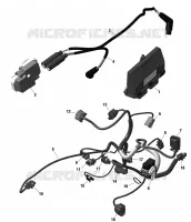 KABELBOOM EN ELEKTRONISCHE MODULE