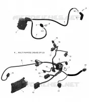 KABELBOOM EN ELEKTRONISCHE MODULE  - V4