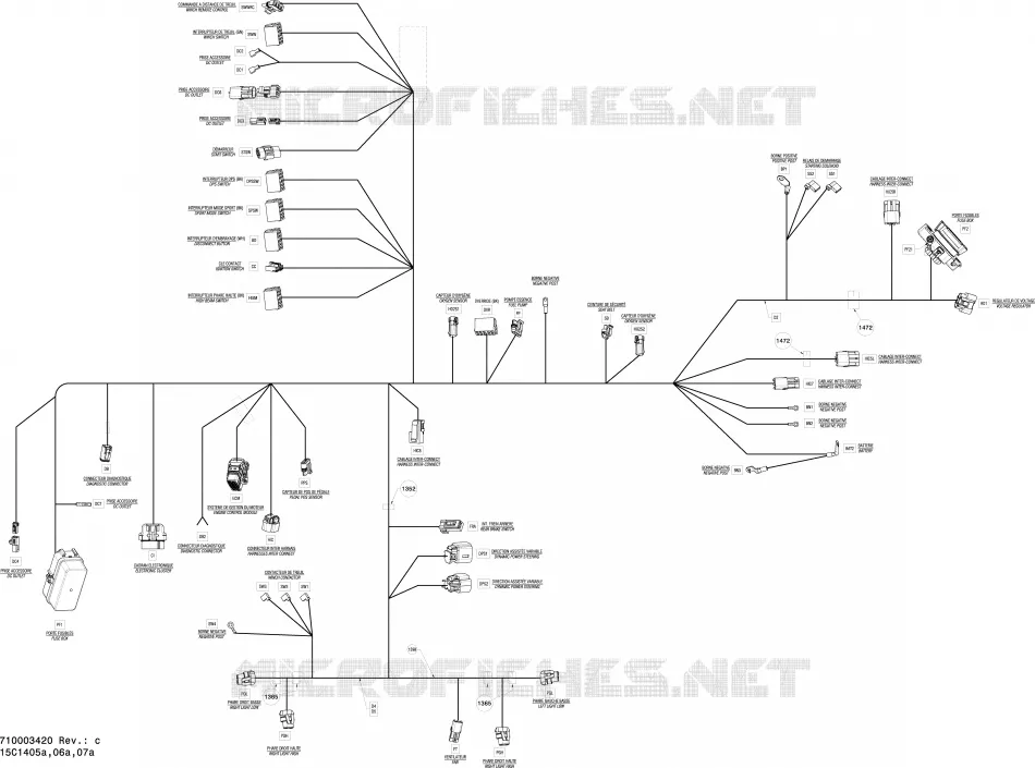 Elektrische kabelboom - hoofdkabelboom
