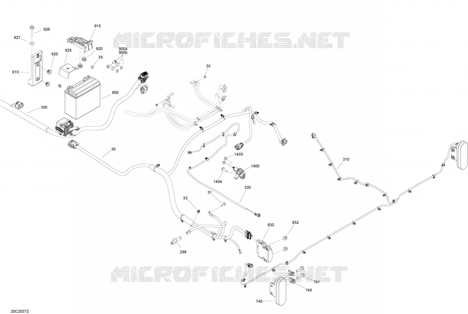 ELEKTRISCH KABELBOOMSYSTEEM - Achtergedeelte