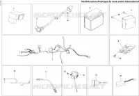 Achterlichten en elektrische componenten