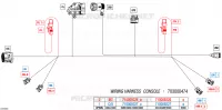 08- ELEKTRISCH HARNAS - CONSOLE WIRING HARNESS - 710009226
