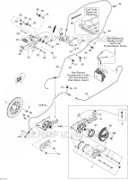 Achter hydraulische rem