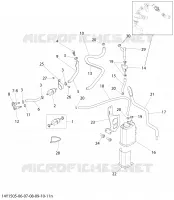 EVAPoratief emissiesysteem - Geen carburateur