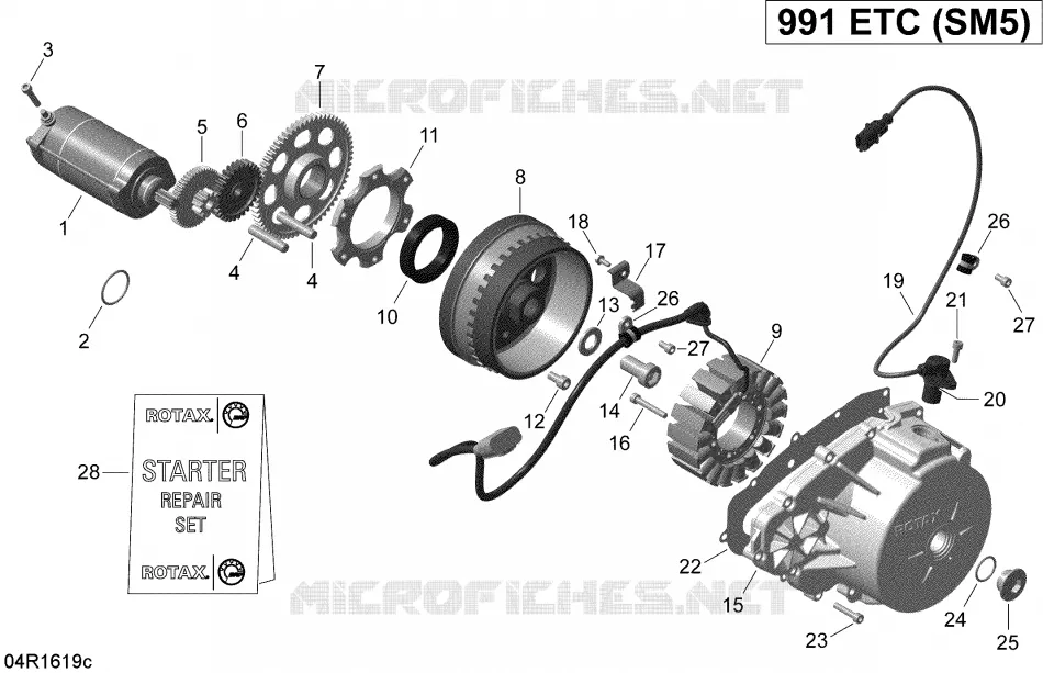 03- MAGNéTO ET DéMARREUR ÉLECTRIQUE 500W - RS-S_SM5