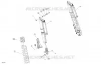 ACHTERWIELOPHANGING SHOCKS