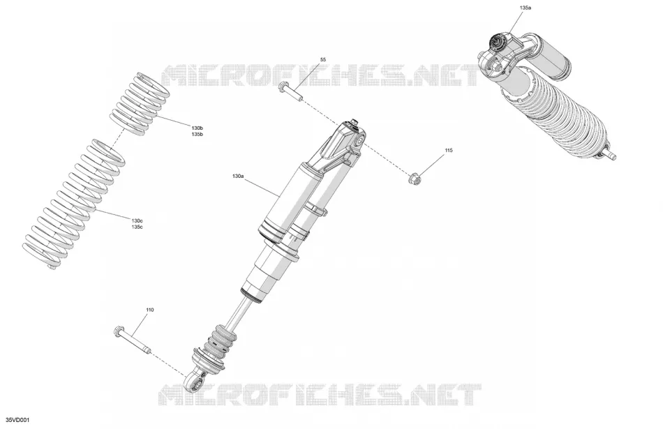 VOORWIELOPHANGING SHOCKS