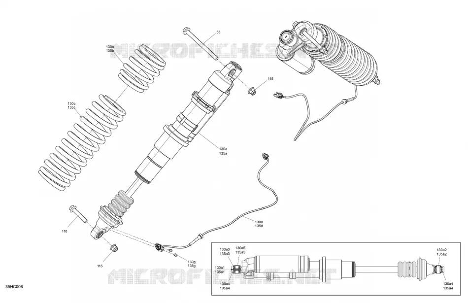 VOORWIELOPHANGING SHOCKS