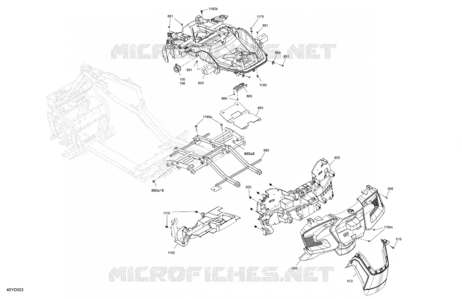 LAADPLATFORM STRUCTURE AND REAR FENDERS