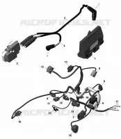 KABELBOOM en elektronische module