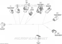 Elektrische kabelboom Luchtcompressor