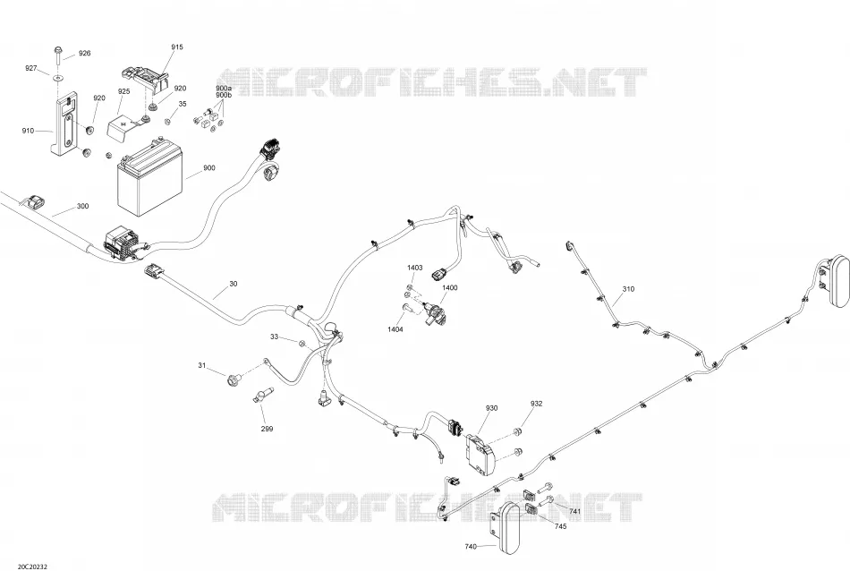 ELEKTRISCH KABELBOOMSYSTEEM - Achtergedeelte